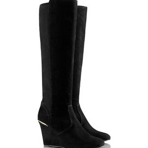 Tory Burch “Hendin” wedge boots